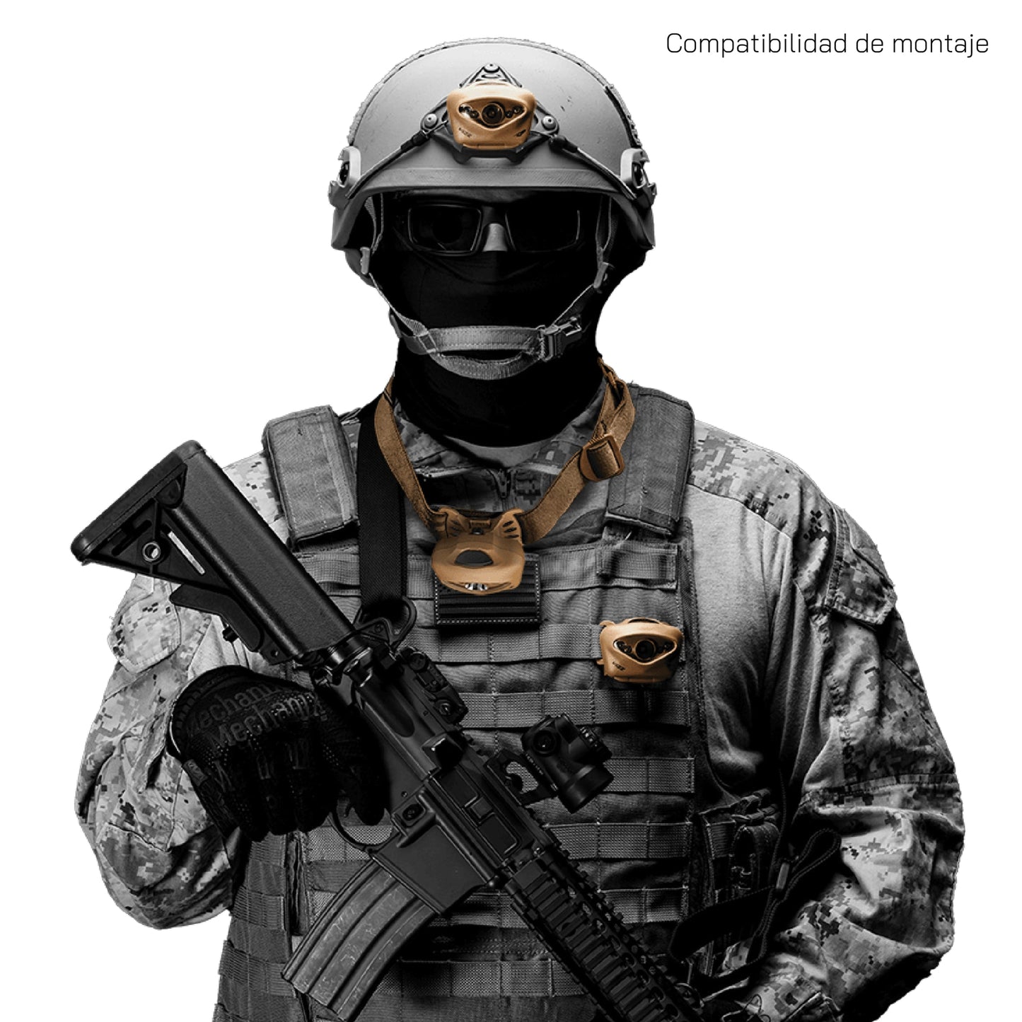 LINTERNA VIZZ TACTICAL BLACK