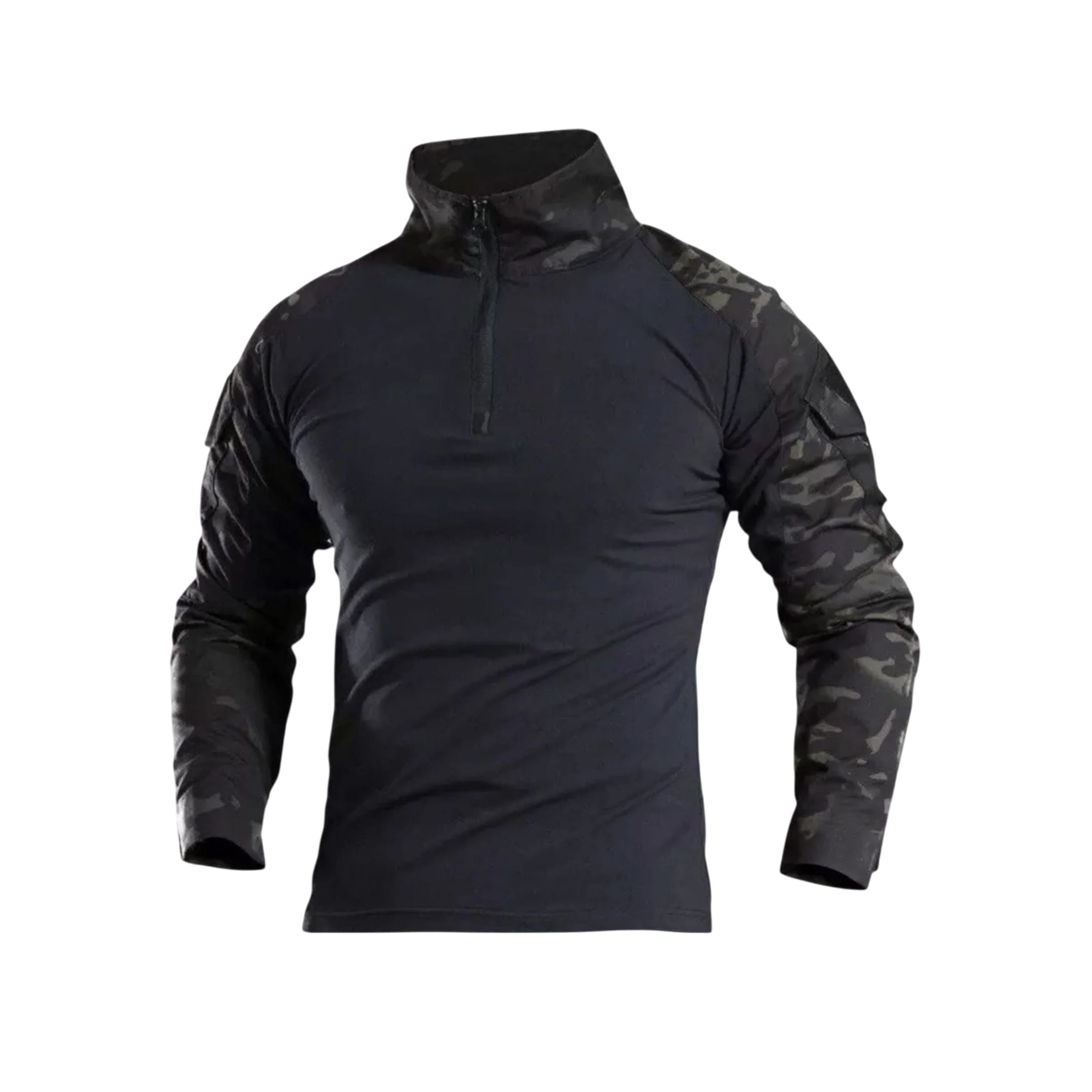 POLERA DE COMBATE ESDY TIPO MULTICAM BLACK